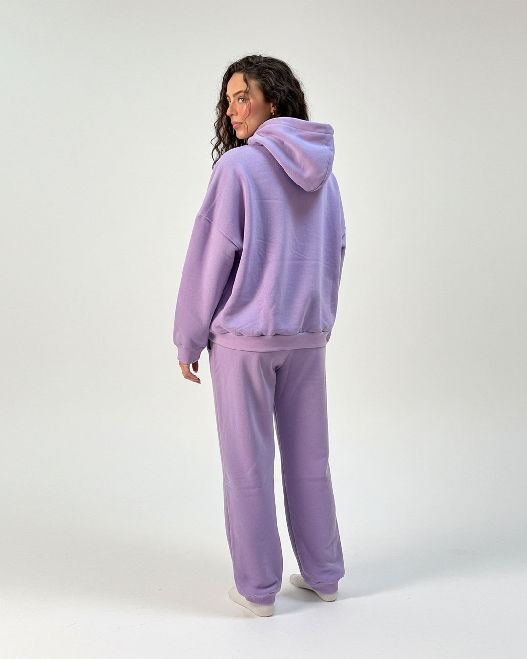 Buy Sajiero Fleece Tracksuit – Comfy Day - Purple in Pakistan