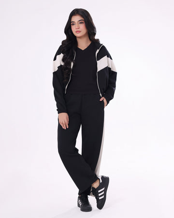 Buy Sajiero Fleece Tracksuit – Cool Fit - Black in Pakistan