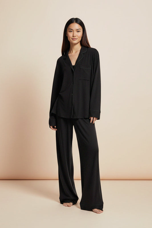 Buy Cloud Pajama Set - Black in Pakistan
