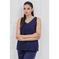 Buy Sajiero Silk Sleeveless Pj Suit - Dream Silk in Pakistan