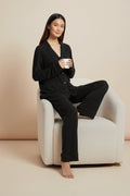 Buy Cloud Pajama Set - Black in Pakistan
