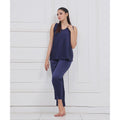 Buy Sajiero Silk Sleeveless Pj Suit - Dream Silk in Pakistan