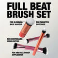 Buy Real Techniques Full Beat Makeup Brushes Set, 4-Piece Make Up Brush in Pakistan