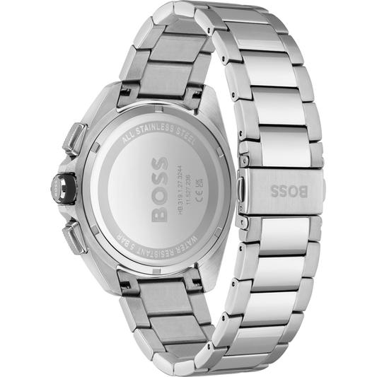 Buy Hugo Boss Volane Silver Steel Black Dial Men's Chrono Watch - 1513949 in Pakistan