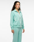 Buy Sajiero Fleece Tracksuit – Comfy Zip - Aqua in Pakistan