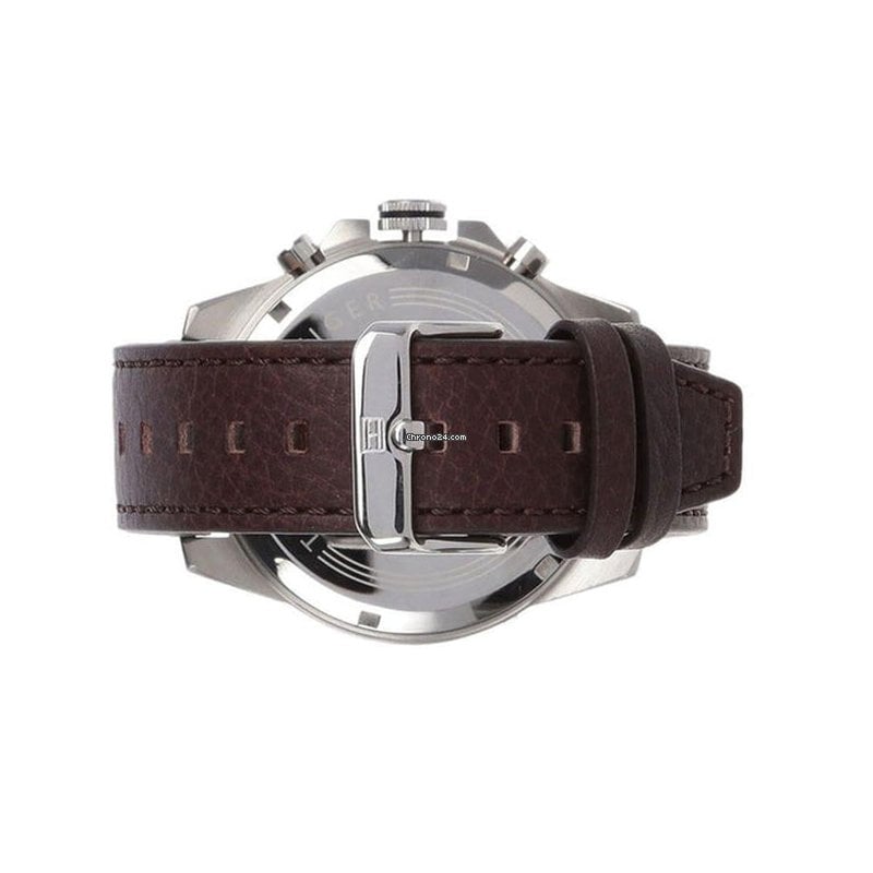 Buy Tommy Hilfiger Mens Quartz Leather Strap Grey Dial 48mm Watch - 1791562 in Pakistan