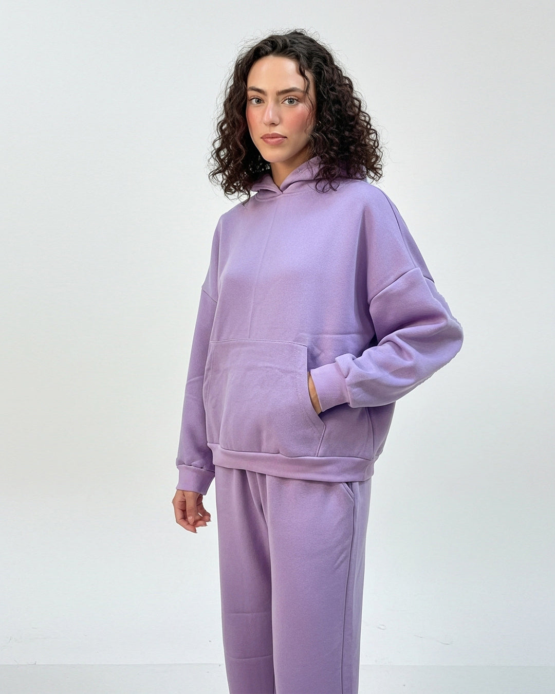 Buy Sajiero Fleece Tracksuit – Comfy Day - Purple in Pakistan