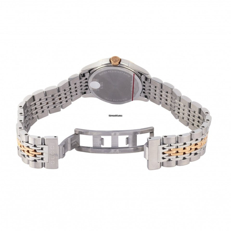 Buy Gucci G-Timeless Mother of Pearl Dial Two Tone Steel Strap Watch for Women - YA126539 in Pakistan