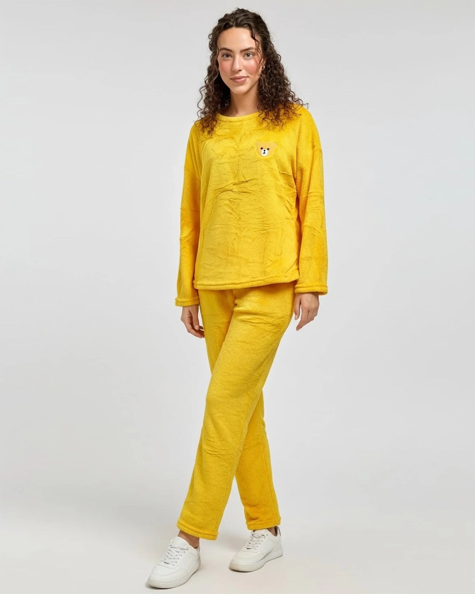 Buy Sajiero Fleece Pajama Suit - Sunny Bear in Pakistan