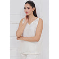 Buy Sajiero Silk Sleeveless Pj Suit - Dream Silk in Pakistan
