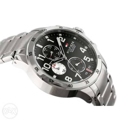 Buy Tommy Hilfiger Mens Quartz Stainless Steel Black Dial 46mm Watch - 1791141 in Pakistan