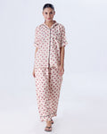 Buy Sajiero Summer Pajama Suit - Ribbon And hearts in Pakistan