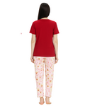Buy Sajiero Cotton PJ Set - Blush Berry in Pakistan