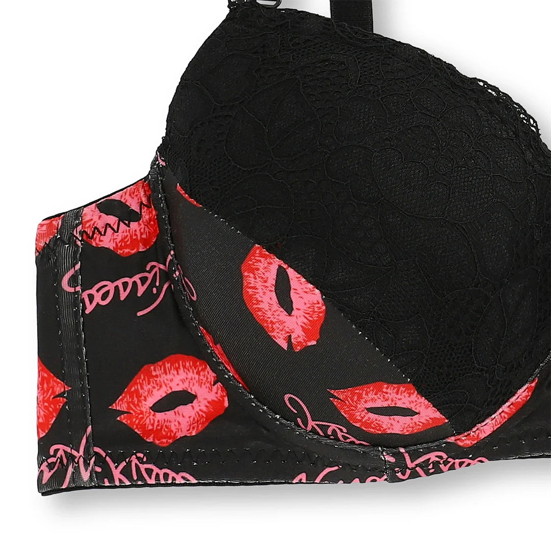 Buy Bra Set - Noir Kiss in Pakistan