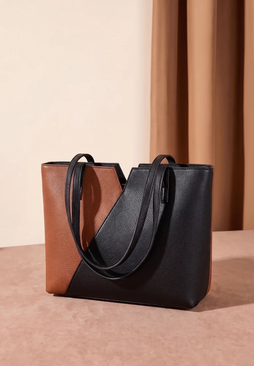 Buy ZAVO Twotone Tote Bag - Cocoa in Pakistan