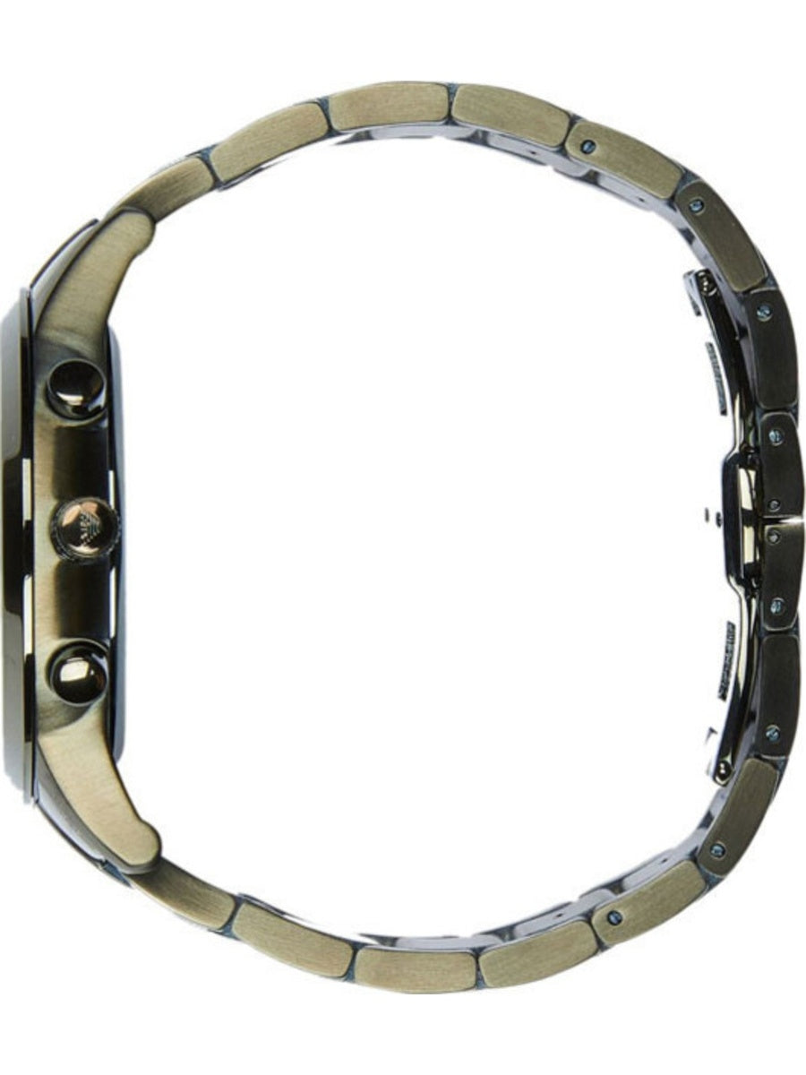 Buy Emporio Armani Men's Chronograph Quartz Stainless Steel Grey Dial 43mm Watch AR11117 in Pakistan