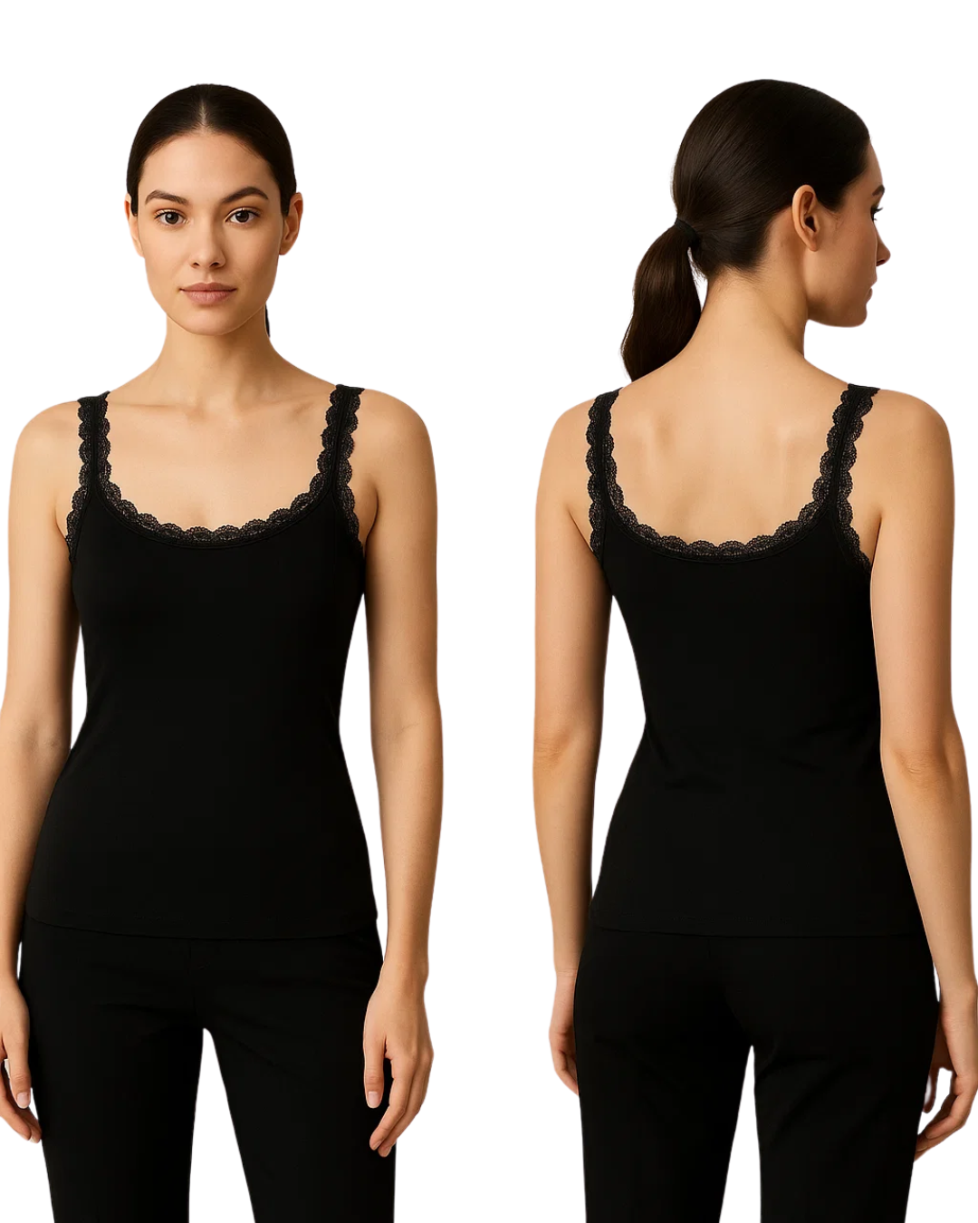 Buy Sajiero Tank Top - Veloura Lace in Pakistan