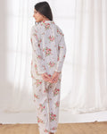Buy Sajiero Linen Pajama Suit - Blossom Dream in Pakistan