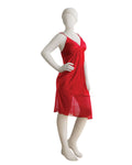 Buy Sajiero Gown Set - Rinny Silk - Red in Pakistan