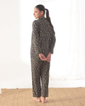 Buy Sajiero Linen Pajama Suit - Wild Lounge in Pakistan