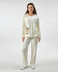 Buy Sajiero Fleece Pajama Suit - Soft Mood in Pakistan