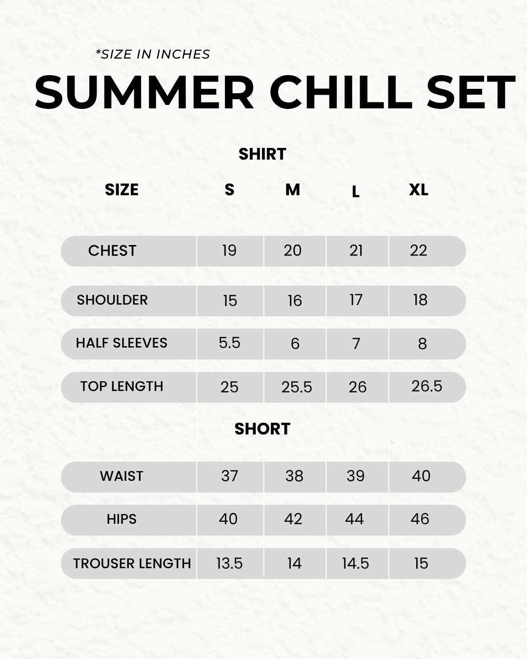 Buy Summer Chill Set With Scrunchie - Blue in Pakistan
