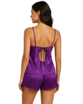 Buy Sajiero 2 Piece Inner Top and Short Silk Cami Set in Pakistan
