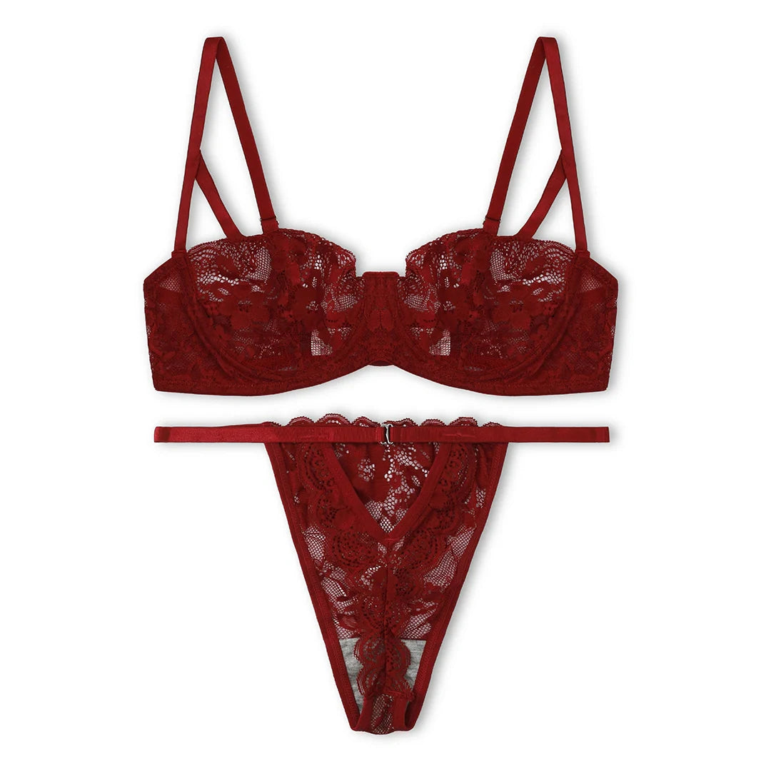 Buy Sajiero Bra Set - Ruby Allure in Pakistan