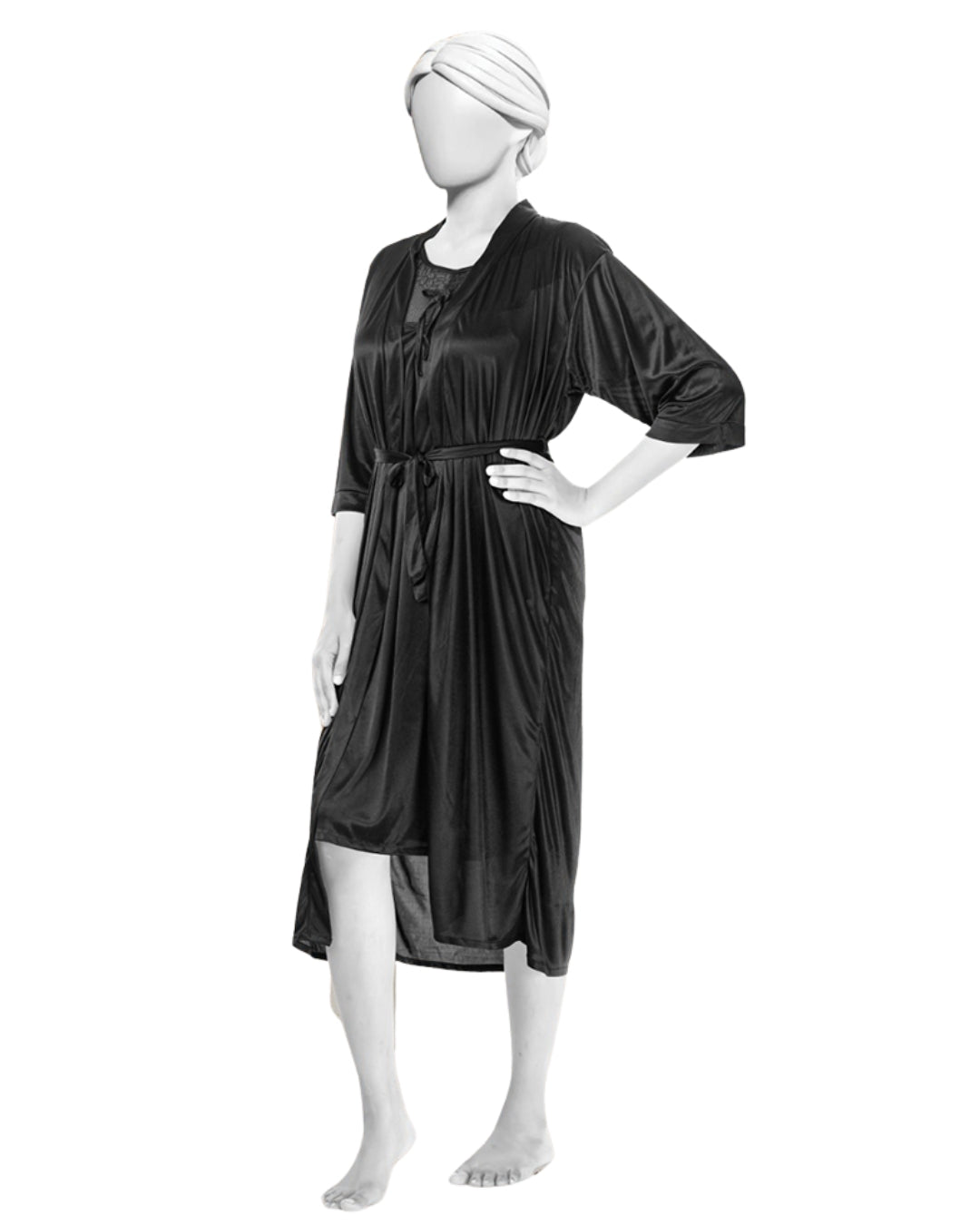 Buy Jersey Silk 2pcs Gown Set in Pakistan