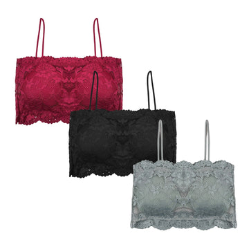 Buy Pack of 3 Bra - Floral Grace in Pakistan