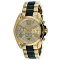 Buy Michael Kors Bradshaw Chronograph Gold Dial Two Tone Strap Ladies Watch - Mk6397 in Pakistan
