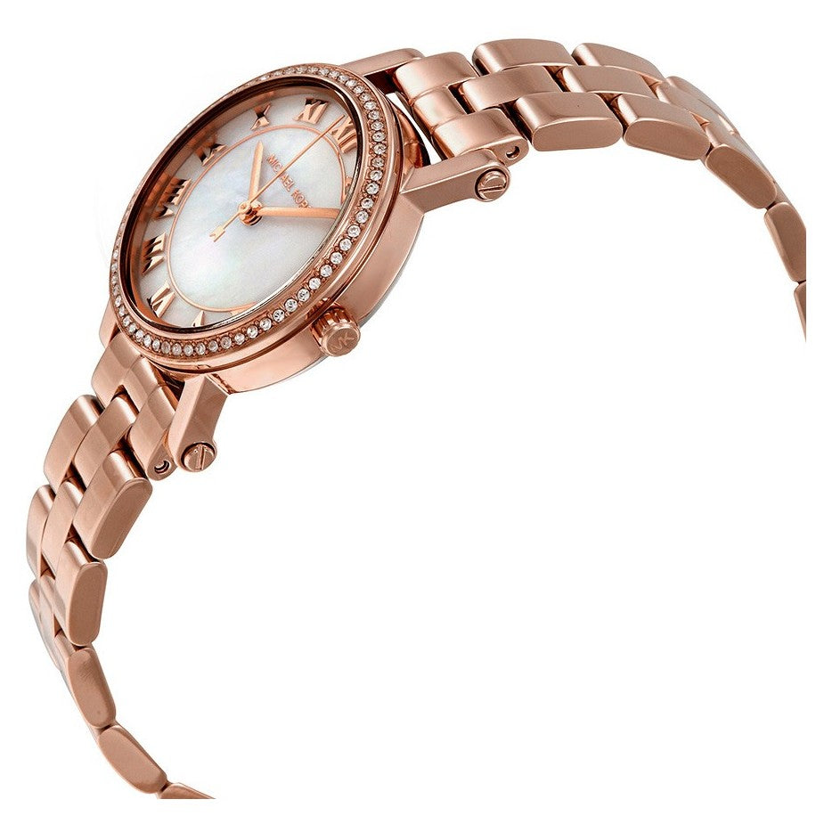 Buy Michael Kors Petite Norie Mother of Pearl Dial Gold Stainless Steel Womens Watch - Mk3700 in Pakistan