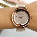 Buy Michael Kors Kinsley Rose Gold Tone Blush Acetate Women's Watch - Mk6432 in Pakistan
