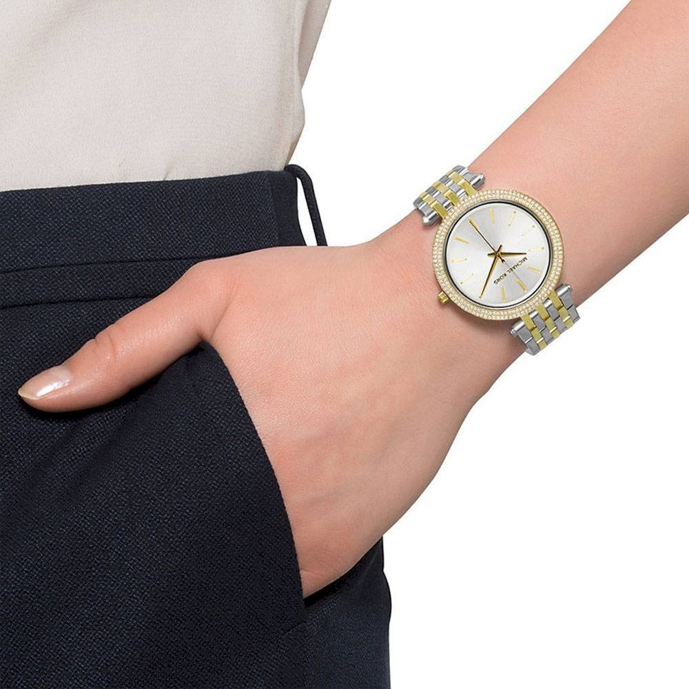 Buy Michael Kors Womens Quartz Stainless Steel Gold Two-tone Bracelet 39mm Watch - Mk3215 in Pakistan