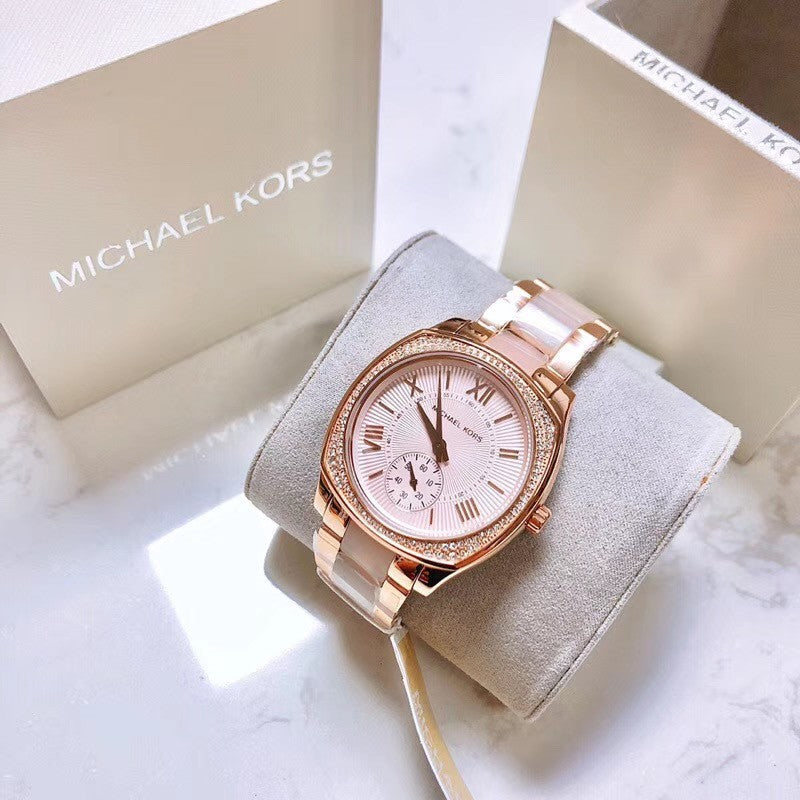Buy Michael Kors Bryn Rose Gold Dial Rose Gold-tone Ladies Watch - Mk6135 in Pakistan
