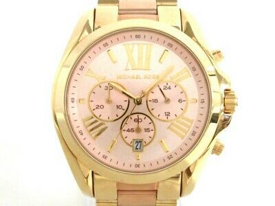 Buy Michael Kors Women's Bradshaw Pink Dial Two Tone Stainless Steel Watch - Mk6359 in Pakistan