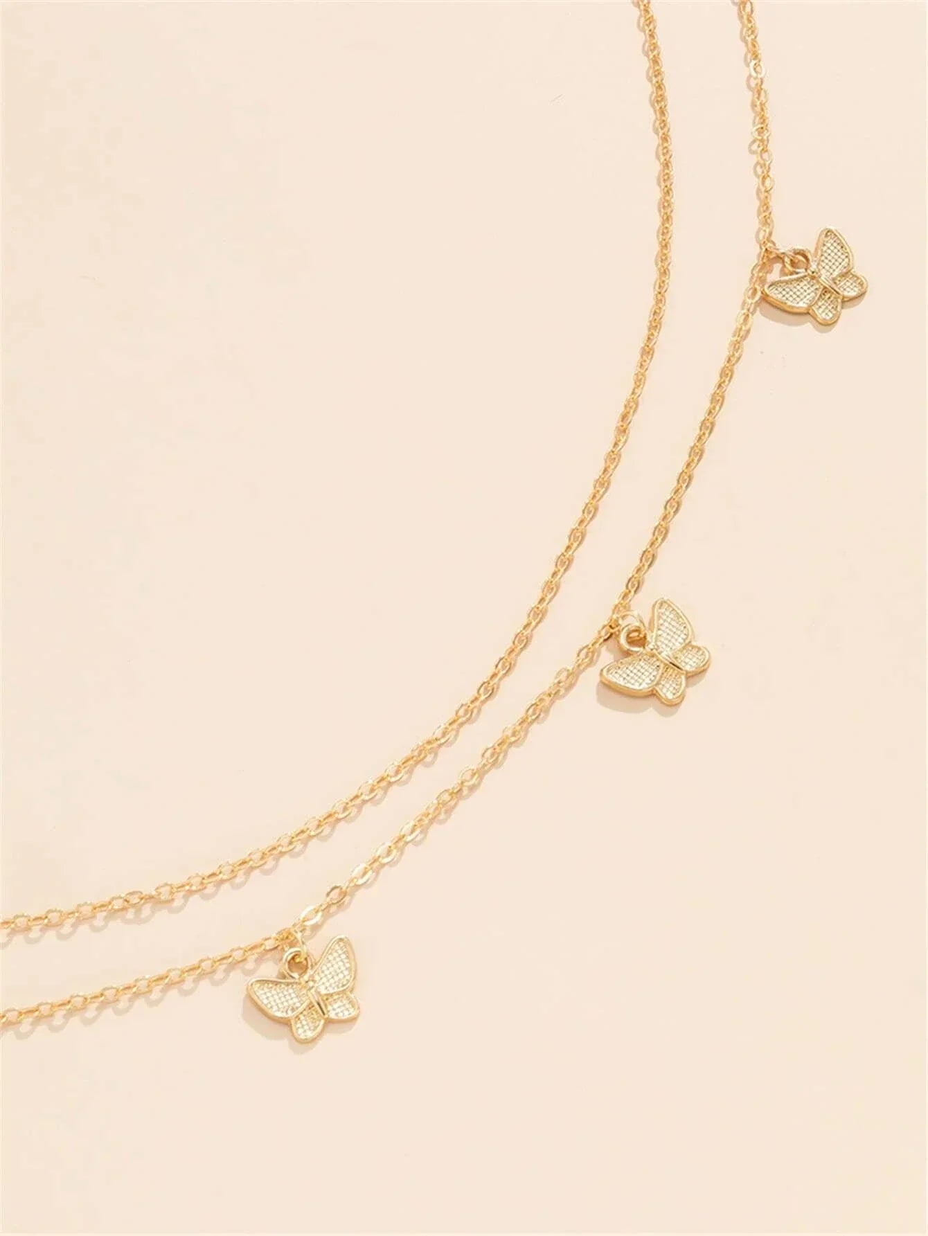 Buy SHEIN 2pcs/set Butterfly Charm Waist Chain in Pakistan