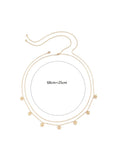 Buy SHEIN 2pcs/set Butterfly Charm Waist Chain in Pakistan