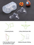 Buy 2pcs/set Protection Shell For Nipple/ Silicone Nipple Shield For Mother's Areola Protection in Pakistan