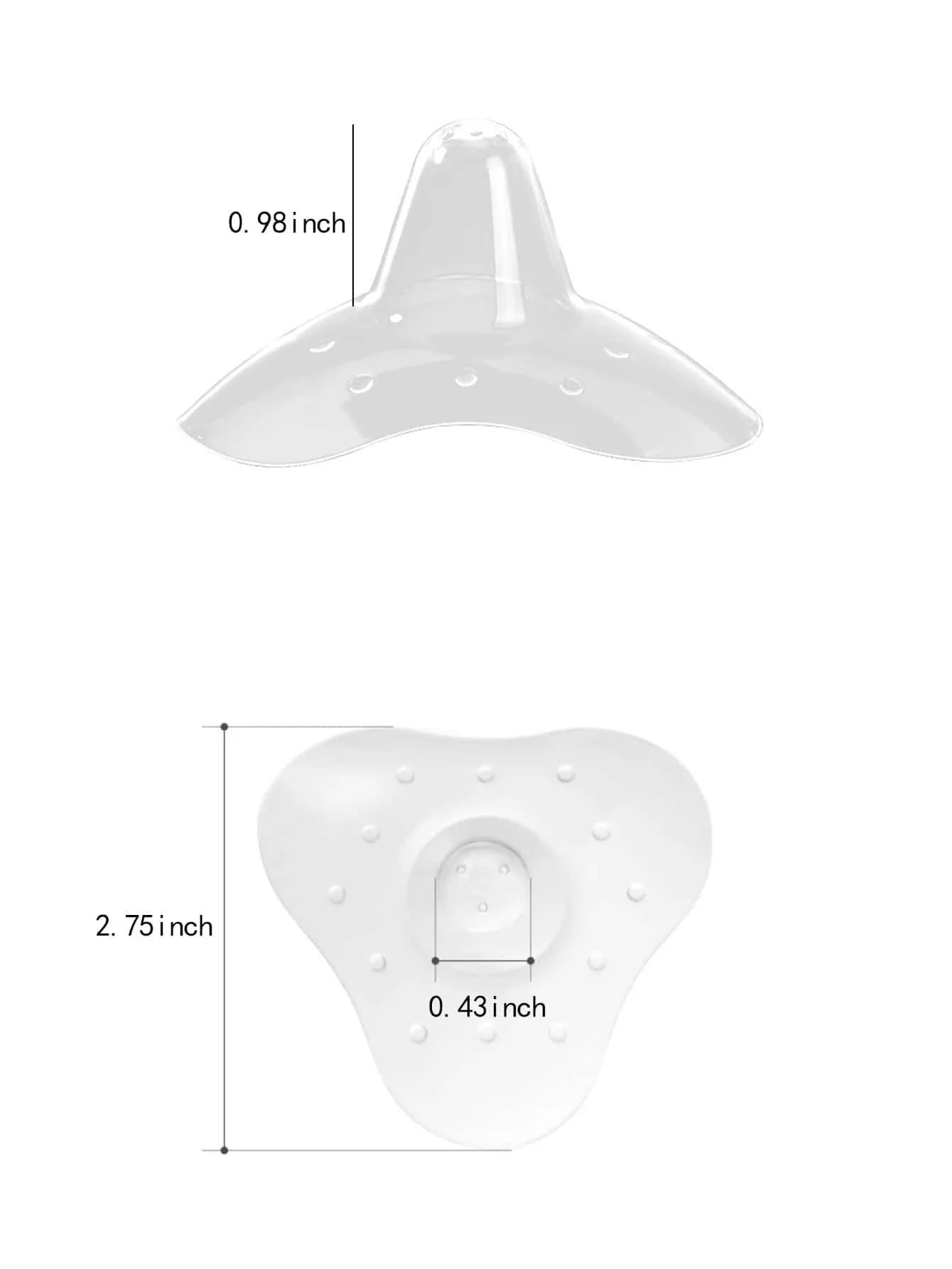Buy 2pcs/set Protection Shell For Nipple/ Silicone Nipple Shield For Mother's Areola Protection in Pakistan