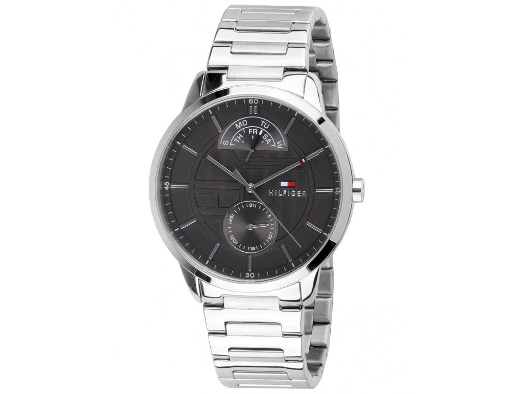 Buy Tommy Hilfiger Mens Quartz Stainless Steel Grey Dial 44mm Watch - 1791608 in Pakistan