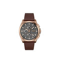 Buy Hugo Boss Mens Quartz Brown Leather Strap Grey Dial 46mm Watch - 1513882 in Pakistan