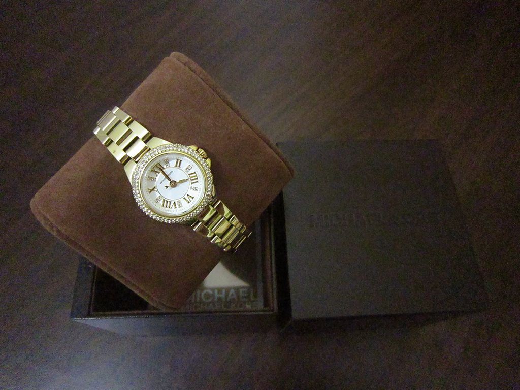 Buy Michael Kors Camille White Dial Crystal-set Gold-tone Ladies Watch - Mk3252 in Pakistan