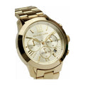 Buy Michael Kors Runway Gold Stainless Steel Gold Dial Chronograph Quartz Watch For Ladies - Mk5777 in Pakistan