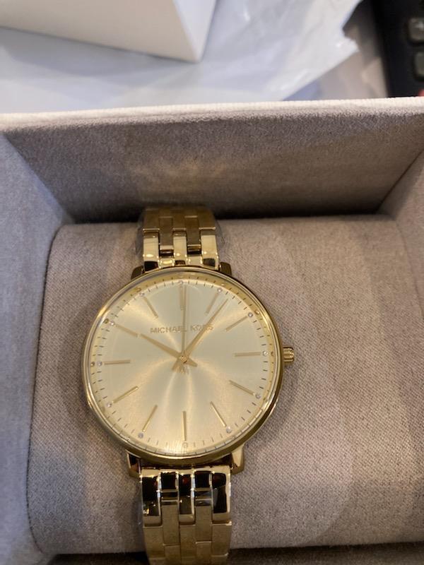 Buy Michael Kors Pyper Gold Dial Gold Stainless Steel Strap Women's Watch Gold - Mk3898 in Pakistan