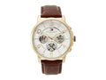 Buy Tommy Hilfiger Keagen Silver Dial Brown Leather Strap Watch for Men - 1791291 in Pakistan