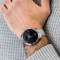 Buy Tommy Hilfiger Mens Quartz Stainless Steel Black Dial 44mm Watch - 1710407 in Pakistan
