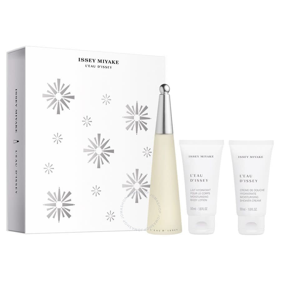 Buy Issey Miyake Leau Dissey 3s Set (Edt 50ml+ 50ml B/L + 50g S/G) in Pakistan