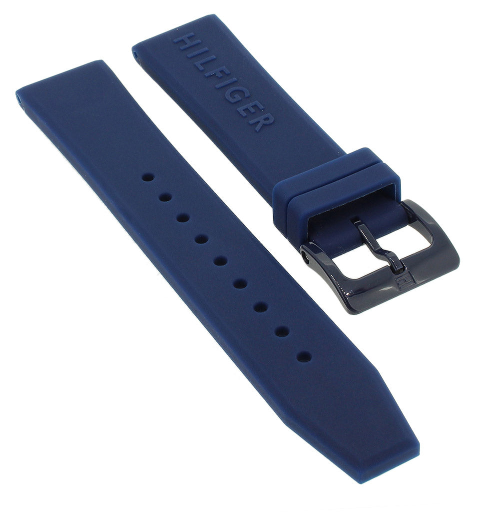 Buy Tommy Hilfiger Blue Dial Blue Rubber Strap Watch for Men  - 1791322 in Pakistan