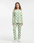 Buy Sajiero Fleece Pajama Suit - Mint Check in Pakistan